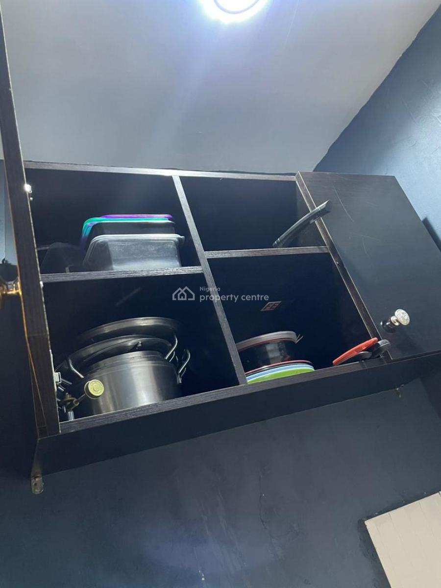 a Fully Furnished Studio Apartment with Bedroom, Tv, 24 Hours Electricity, Yaba, Lagos, Self Contain (single Rooms) for Rent