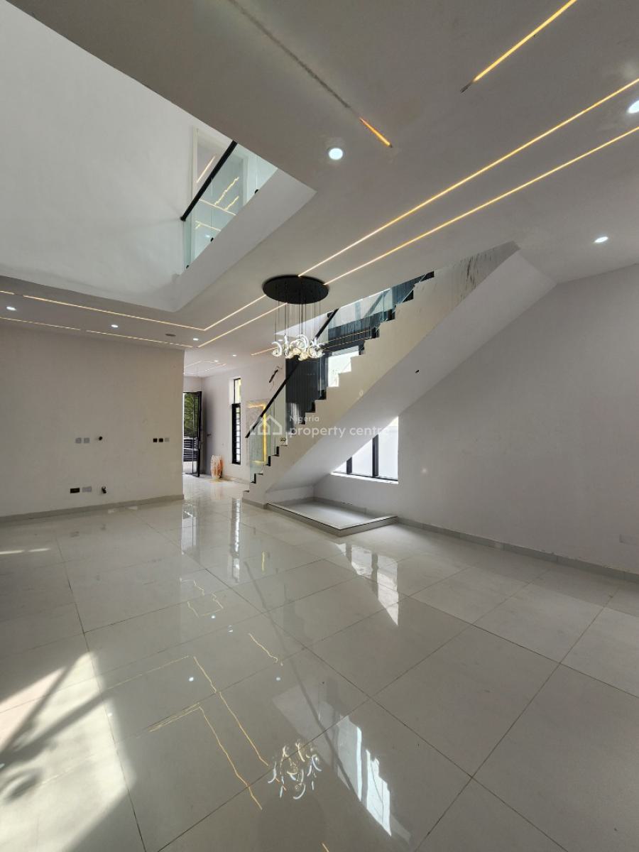 Contemporary 5 Bedroom Detached Duplex with Bq & Pool, Chevron Toll Gate, Lekki, Lagos, Detached Duplex for Sale