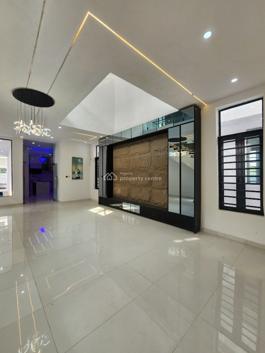 Contemporary 5 Bedroom Detached Duplex with Bq & Pool, Chevron Toll Gate, Lekki, Lagos, Detached Duplex for Sale