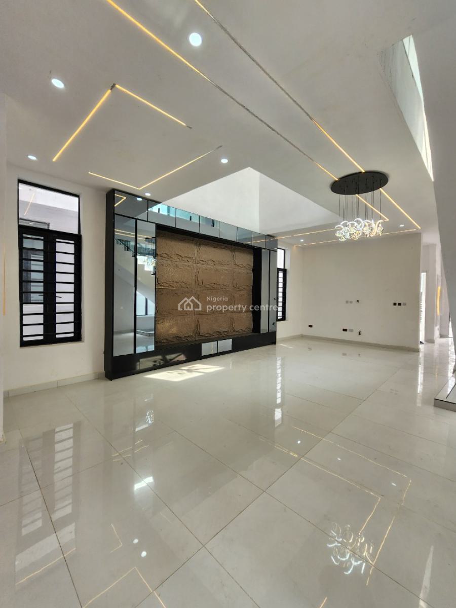 Contemporary 5 Bedroom Detached Duplex with Bq & Pool, Chevron Toll Gate, Lekki, Lagos, Detached Duplex for Sale