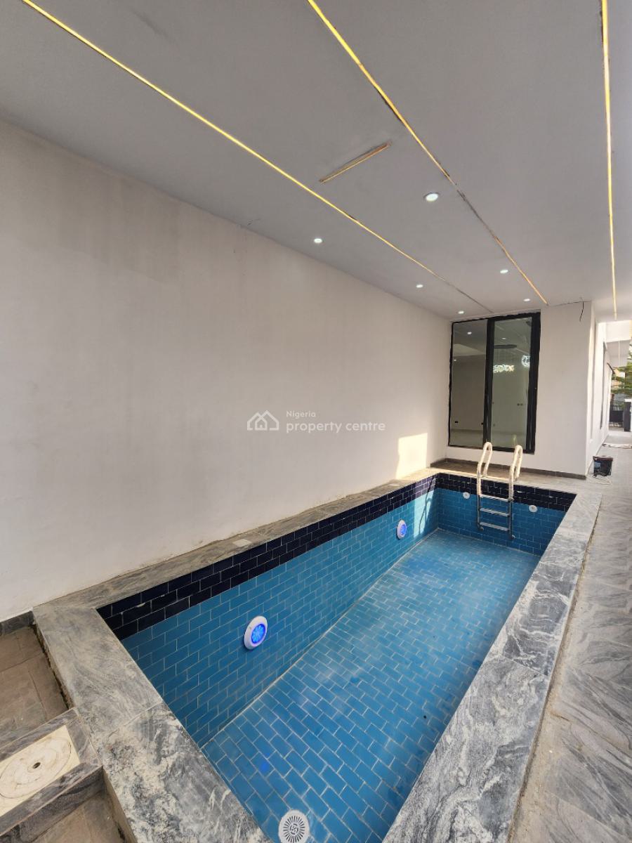 Contemporary 5 Bedroom Detached Duplex with Bq & Pool, Chevron Toll Gate, Lekki, Lagos, Detached Duplex for Sale