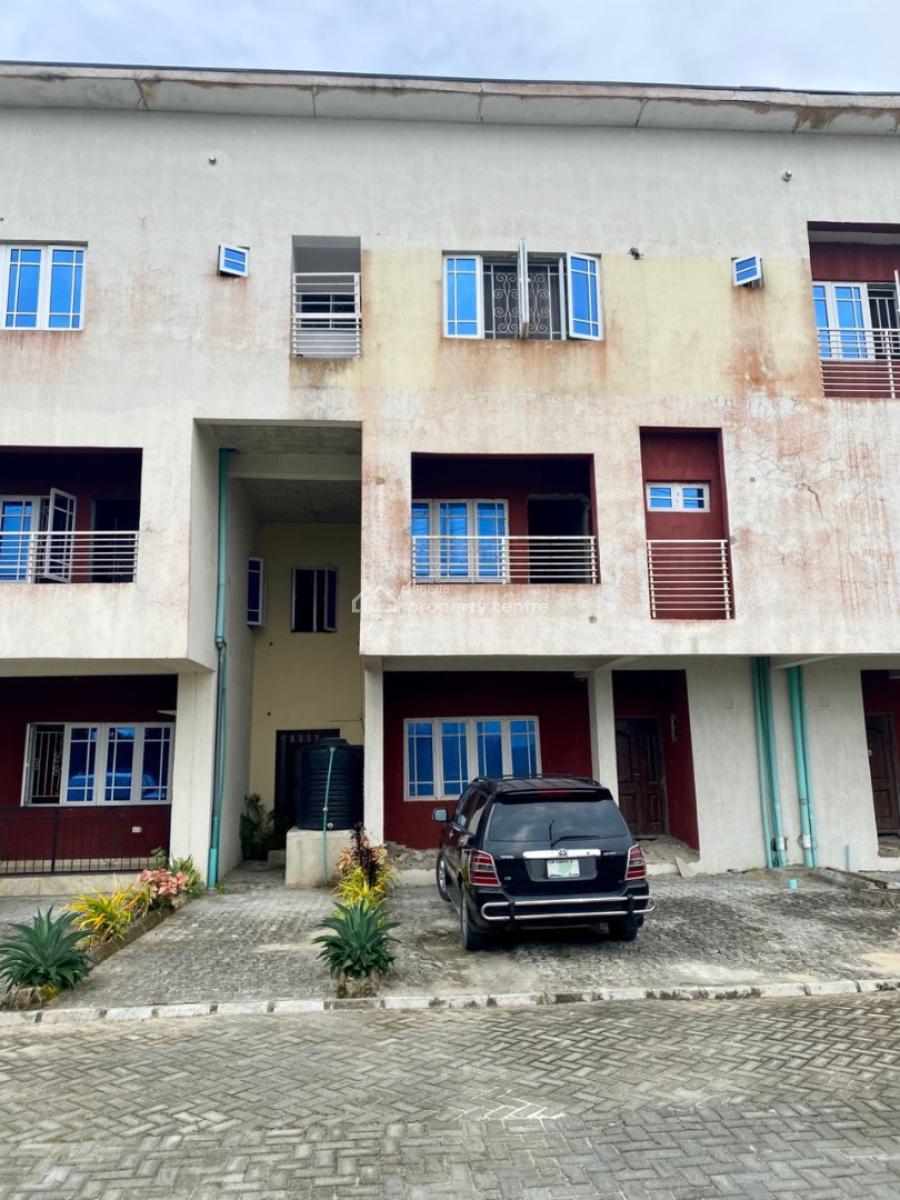 3 Bedroom Flat (carcass), Meridian Park Estate, Awoyaya, Ibeju Lekki, Lagos, Terraced Duplex for Sale