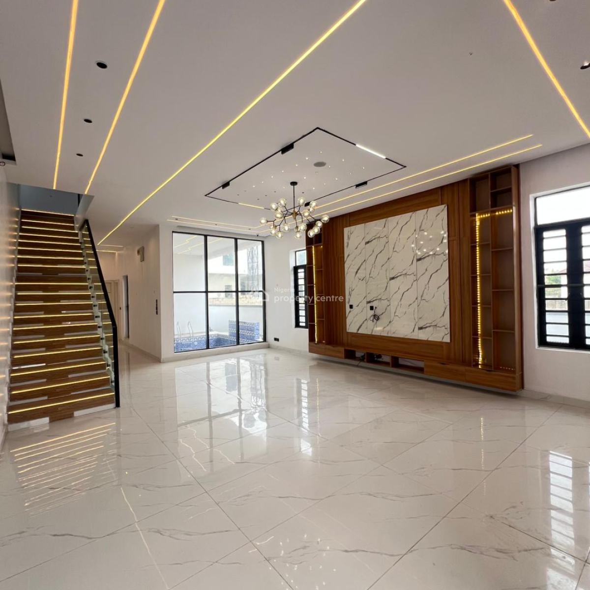 5 Bedroom Fully Detached Duplex  with Bq and  Pool, Vgc, Lekki, Lagos, Detached Duplex for Sale