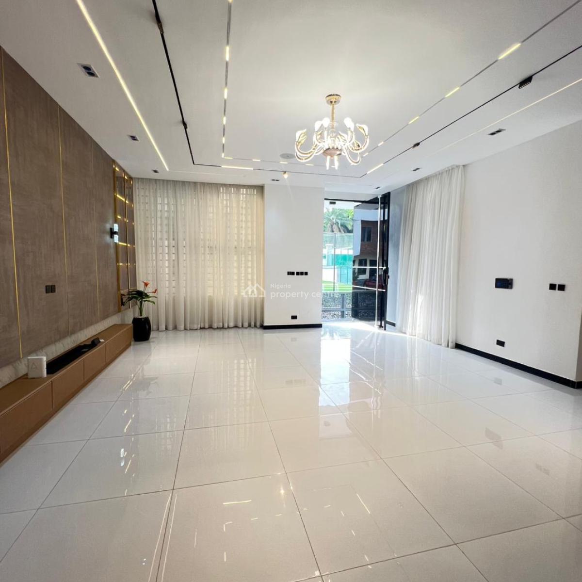 5 Bedroom Fully Detached Duplex  with Bq, Cinema, and Swimming Pool, Chevron, Lekki, Lagos, Detached Duplex for Sale