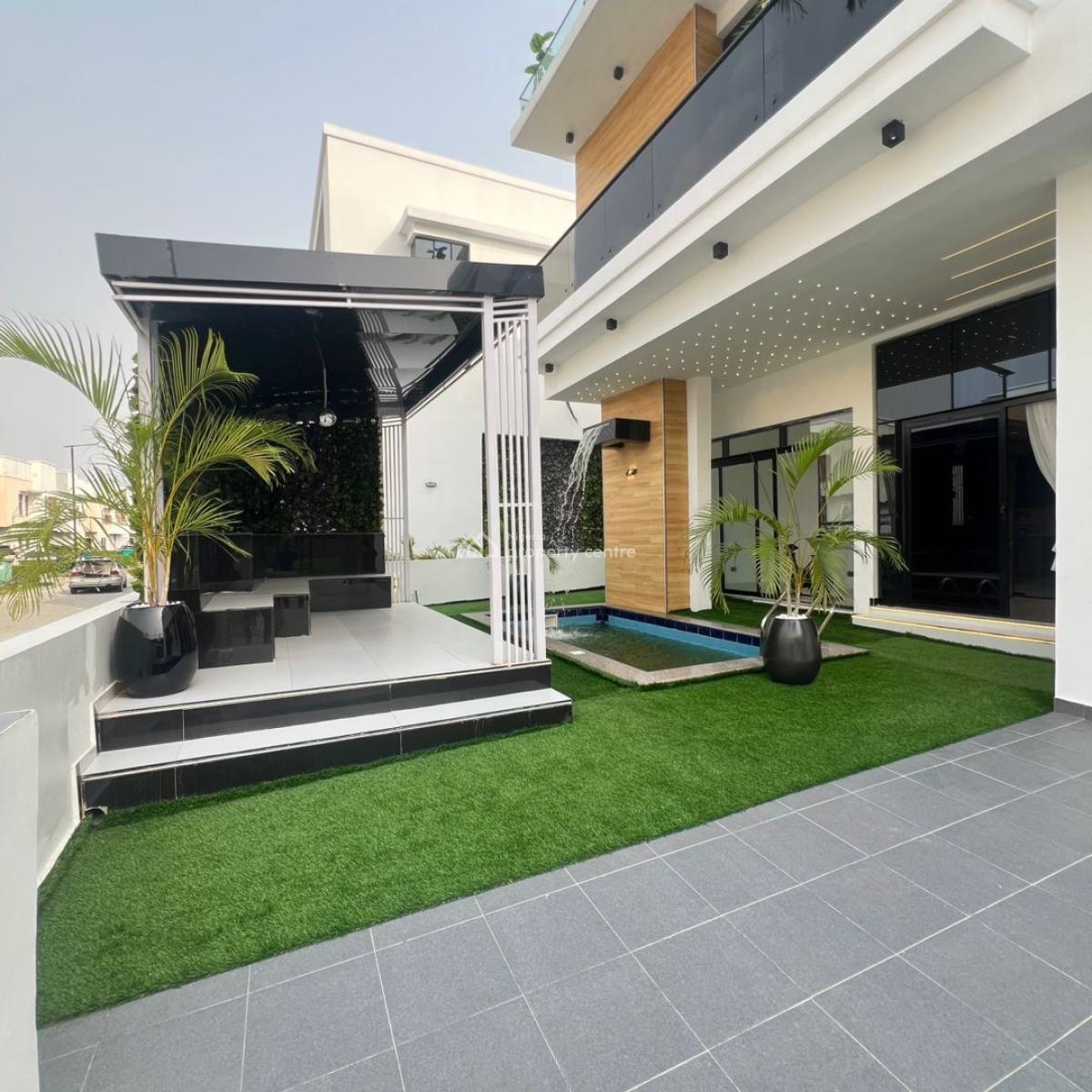 5 Bedroom Fully Detached Duplex  with Bq, Cinema, and Swimming Pool, Chevron, Lekki, Lagos, Detached Duplex for Sale