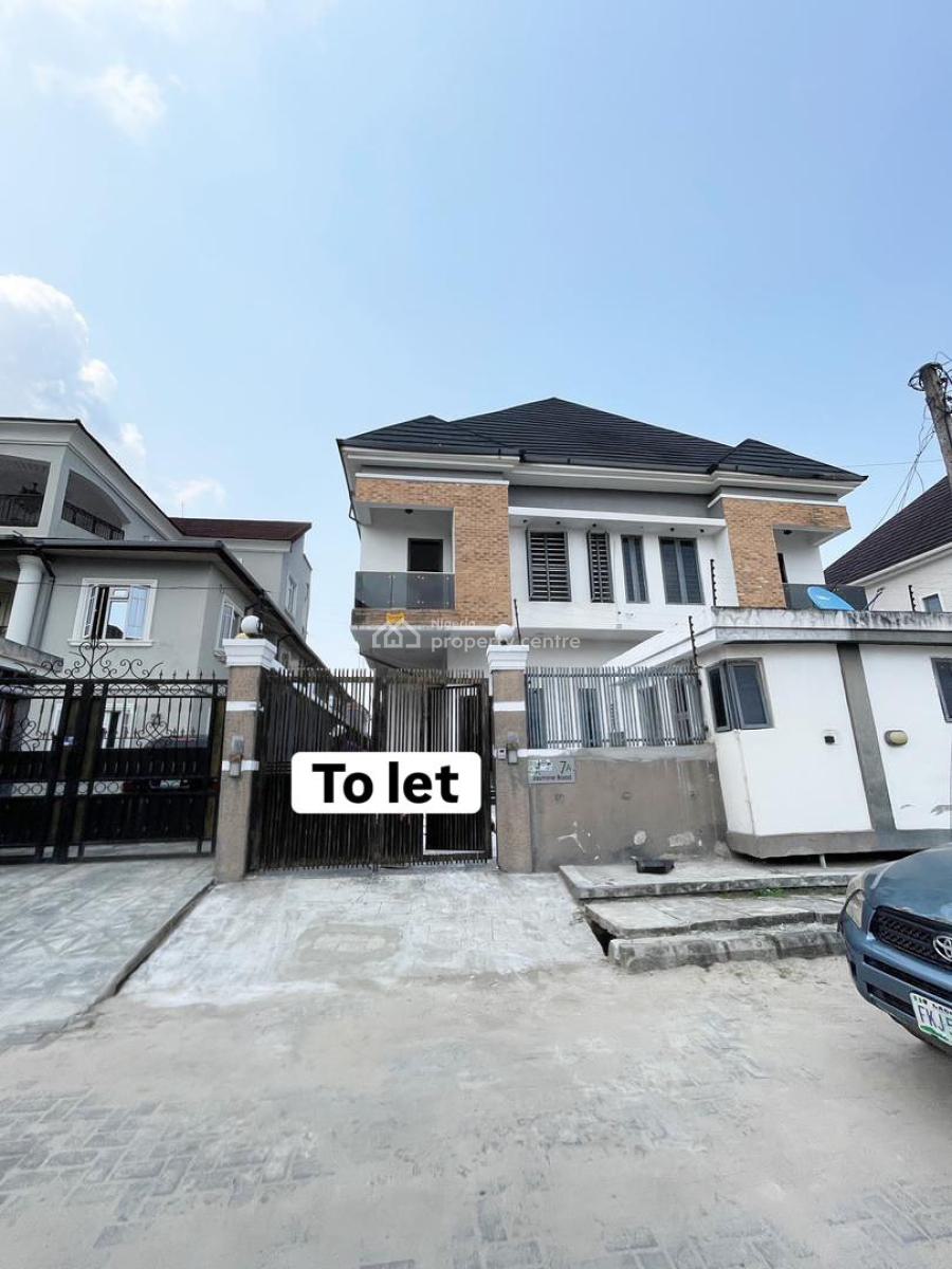 Lovely 4 Bedroom Detached Duplex with Bq, Ikota, Lekki, Lagos, Detached Duplex for Rent