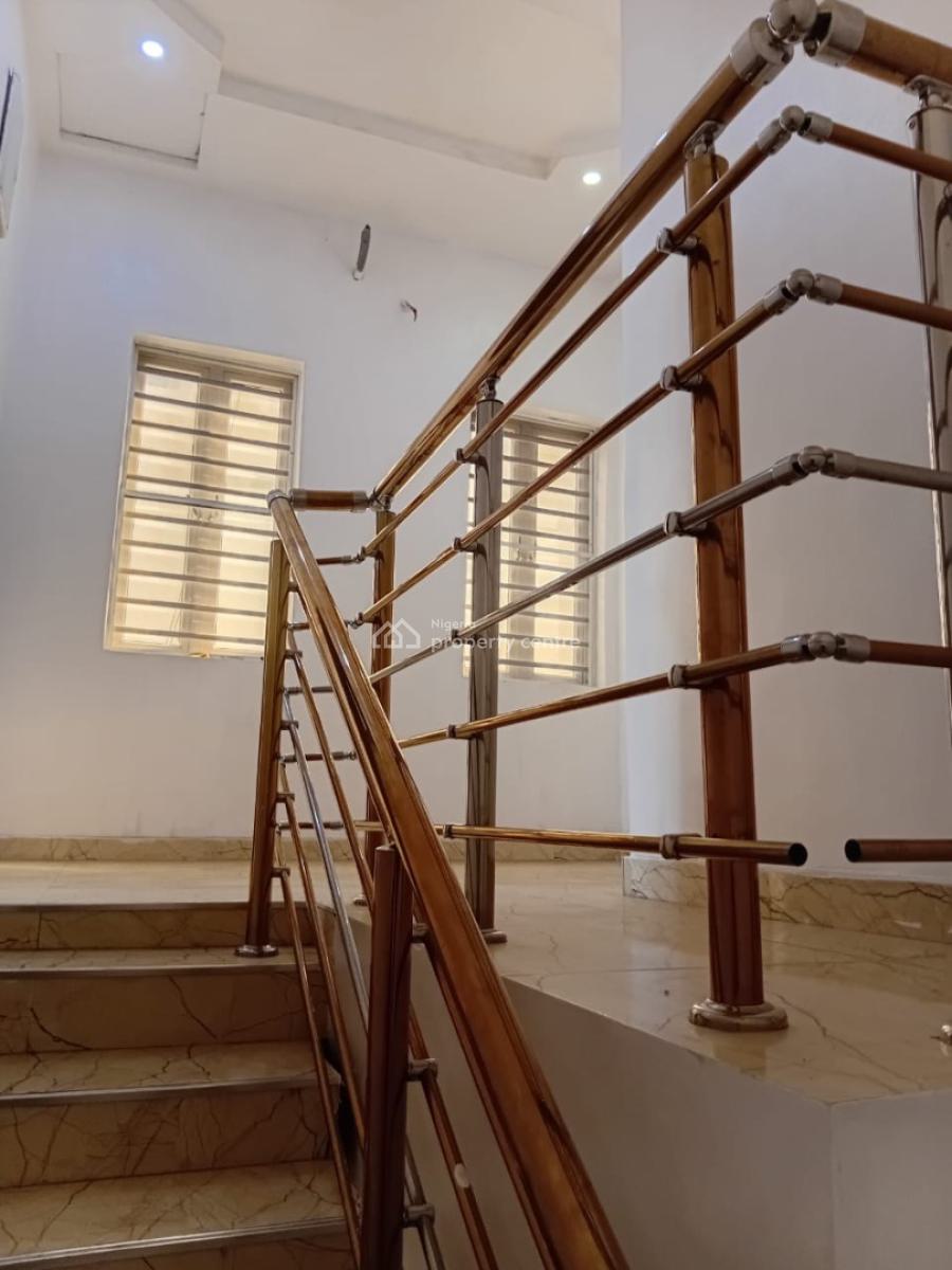 Spacious 3 Bedroom Terrace Duplex with a Room Bq, Chevron Alternative Routes, Lekki, Lagos, Terraced Duplex for Rent