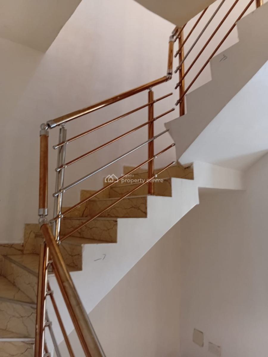 Spacious 3 Bedroom Terrace Duplex with a Room Bq, Chevron Alternative Routes, Lekki, Lagos, Terraced Duplex for Rent