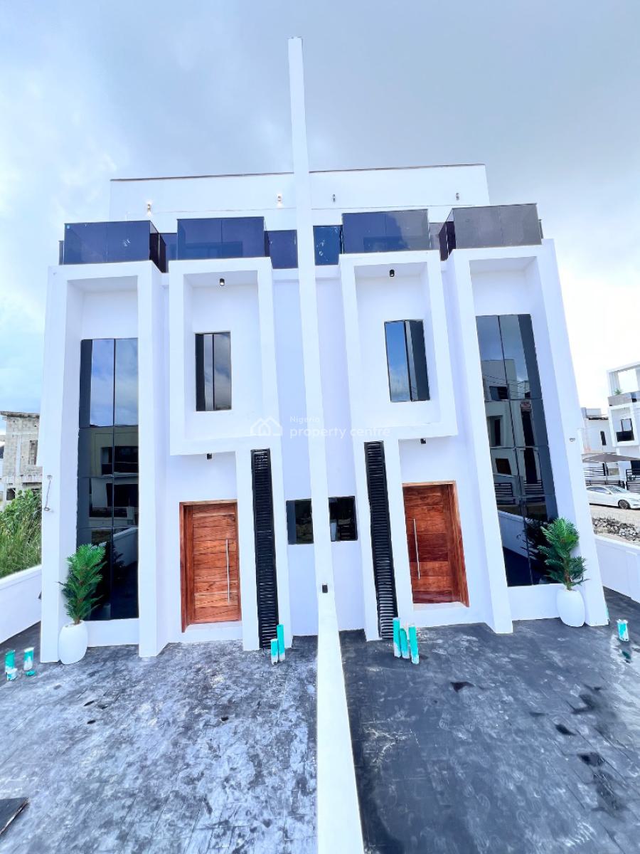 Furnished 3 Bedroom & Bq Semi Detached Duplex, Atican Beachview Estate, Beside Coastal Road, Ajah, Lagos, Semi-detached Duplex for Rent