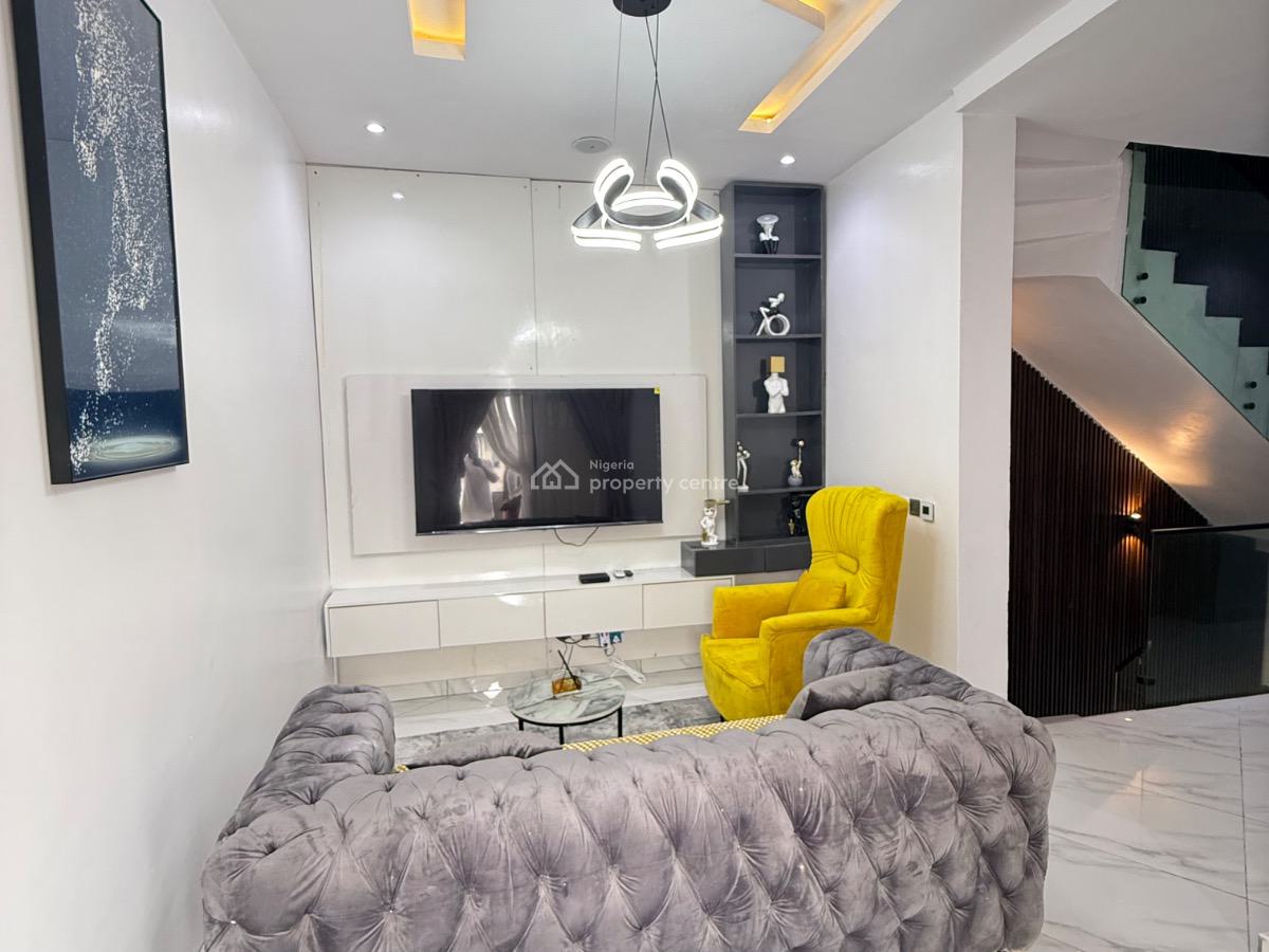 Furnished 3 Bedroom & Bq Semi Detached Duplex, Atican Beachview Estate, Beside Coastal Road, Ajah, Lagos, Semi-detached Duplex for Rent