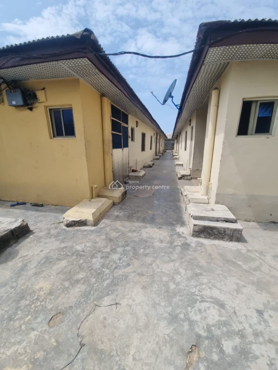 a Bungalow with 8units of One Bedroom Apartment, Close to Dangote Refinery, Ibeju Lekki, Lagos, Block of Flats for Sale