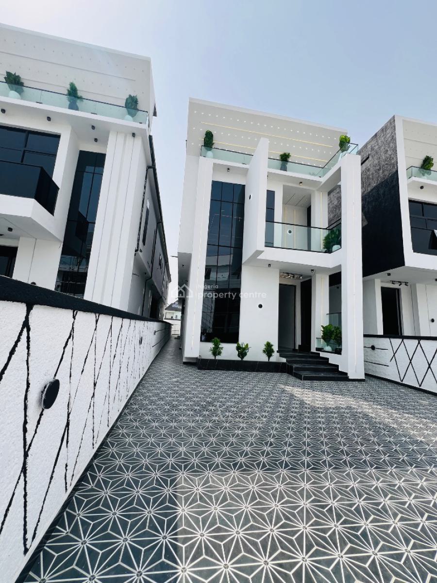 Luxury 5 Bedrooms Detached Duplex with a Swimming Pool and a Bq, Chevron Alternative, Igbo Efon, Lekki, Lagos, Detached Duplex for Sale