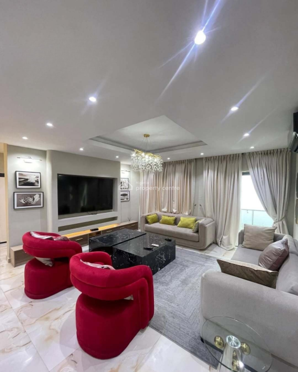 Nicely Furnished 3 Bedroom Apartment, Banana Island, Ikoyi, Lagos, Flat / Apartment for Rent