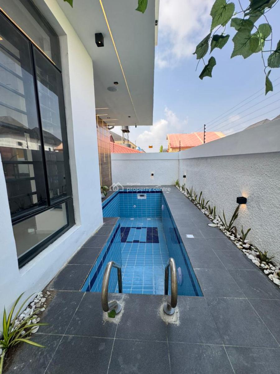 5-bedroom Detached Smart Home with Pool & Outdoor Terrace, Sangotedo, Sangotedo, Ajah, Lagos, Detached Duplex for Sale