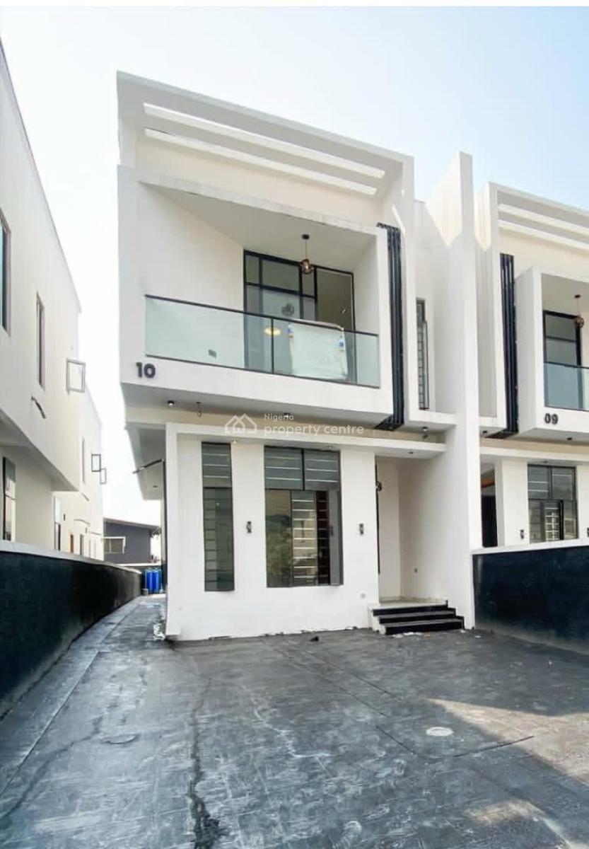 Luxury 4bedroom Semi Detached Duplex with Bq Fitted Kitchen, Idado Estate, Good Road Network, Lekki, Lagos, Semi-detached Duplex for Rent