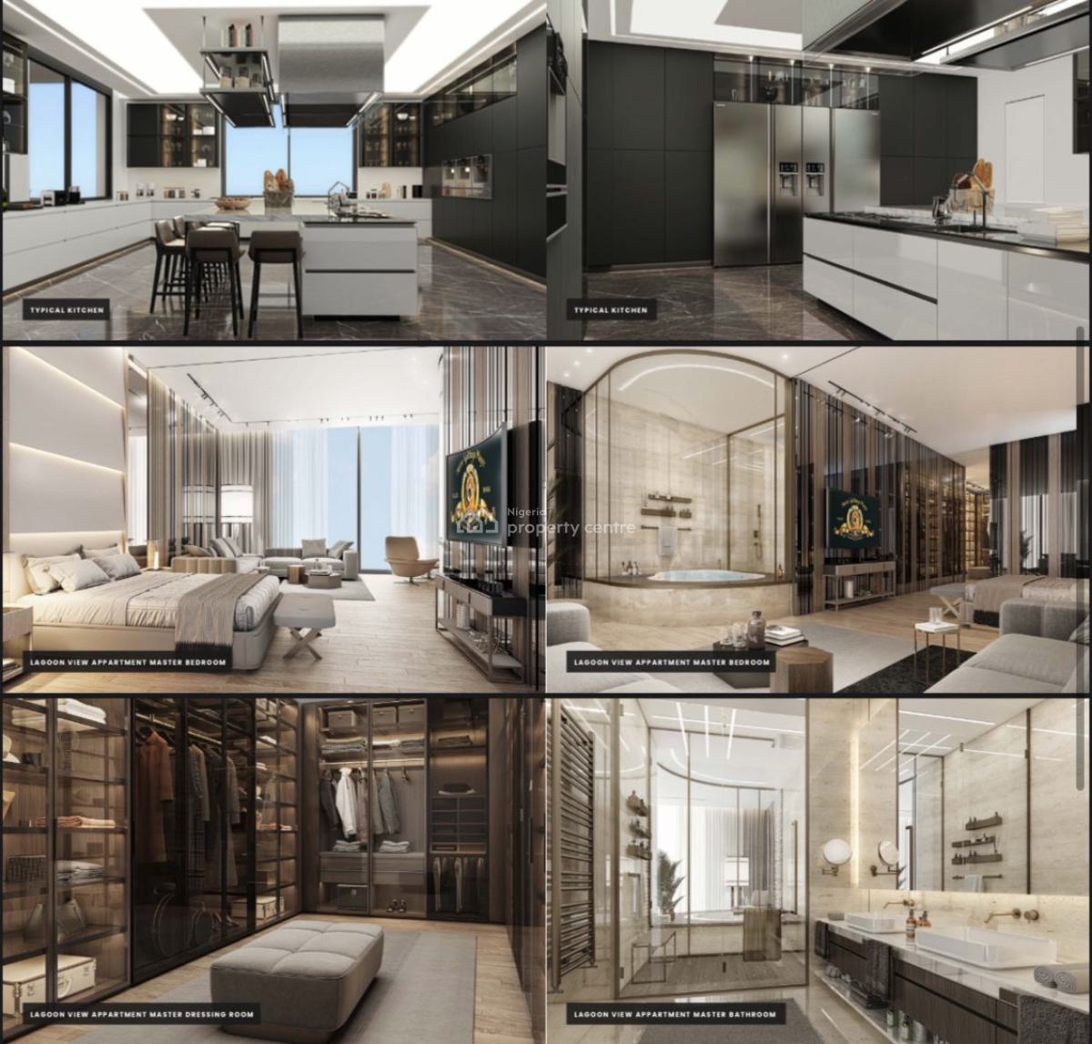 Newly Built Waterfront & Exquisitely Finished Luxury 5-bed Apartments, Ikoyi, Lagos, Flat / Apartment for Sale