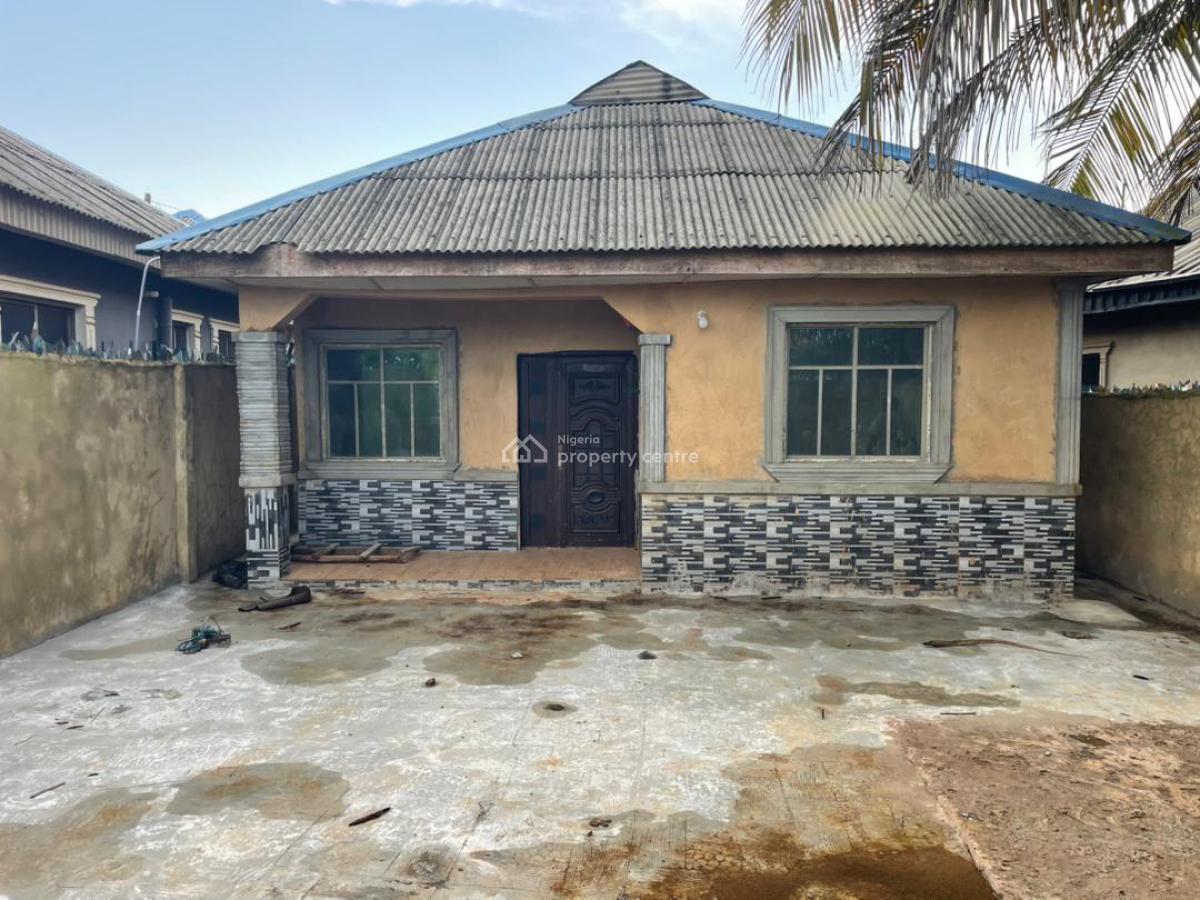 Newly Built 2 Bedroom Flat Bungalow on Half Plot of Land, Charity Estate Igbo-olomu Community Off Owutu Ishawo Road Via Agric, Isawo, Ikorodu, Lagos, House for Sale
