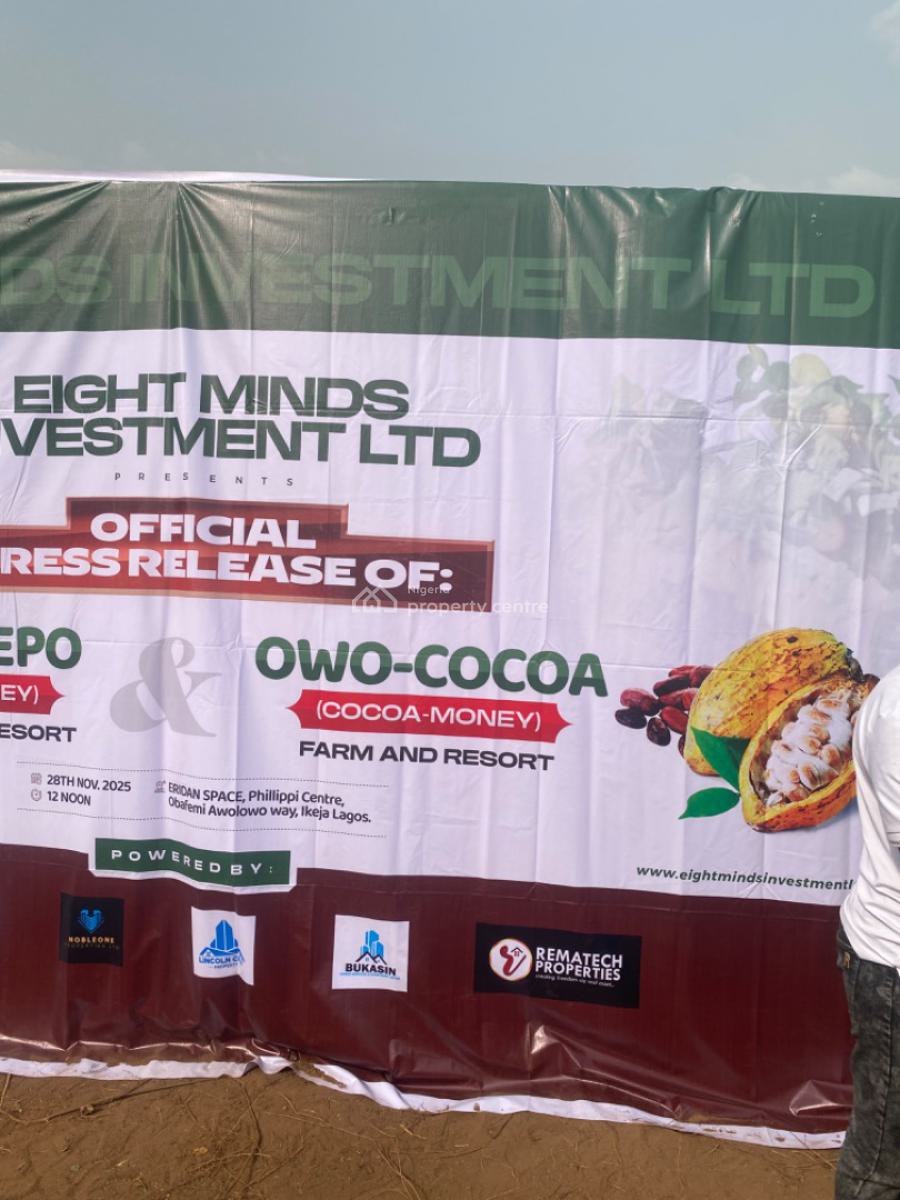 Buy Cocoa Land and Earn Annually From It, Earn Up to 6million Yearly, Obafemi Owode, Ogun, Mixed-use Land for Sale