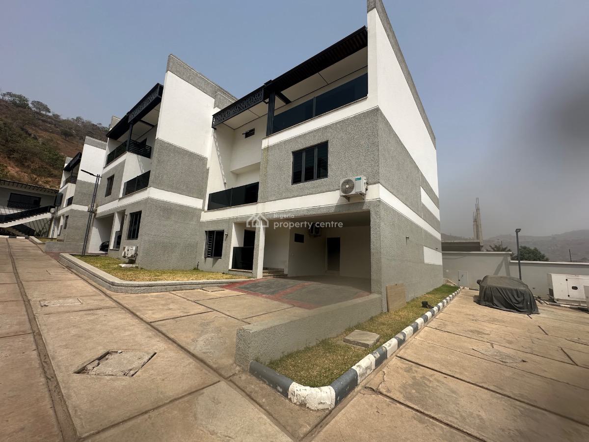 Well Designed 4 Bedroom Terrace Duplex with Bq, Katampe Extension, Katampe, Abuja, Terraced Duplex for Sale