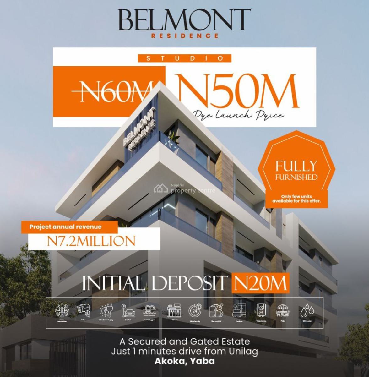 Luxury 1 Bed in a Serene Location for  Soft Living. Refined Style., Oluwole, Akoka, Yaba, Lagos, Flat / Apartment for Sale