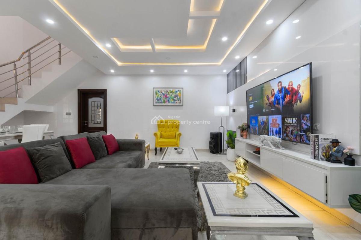 Fully Furnished Three Bedroom Semi Detached House, Abraham Adesanya Axis, Ajah, Lagos, Semi-detached Duplex for Sale