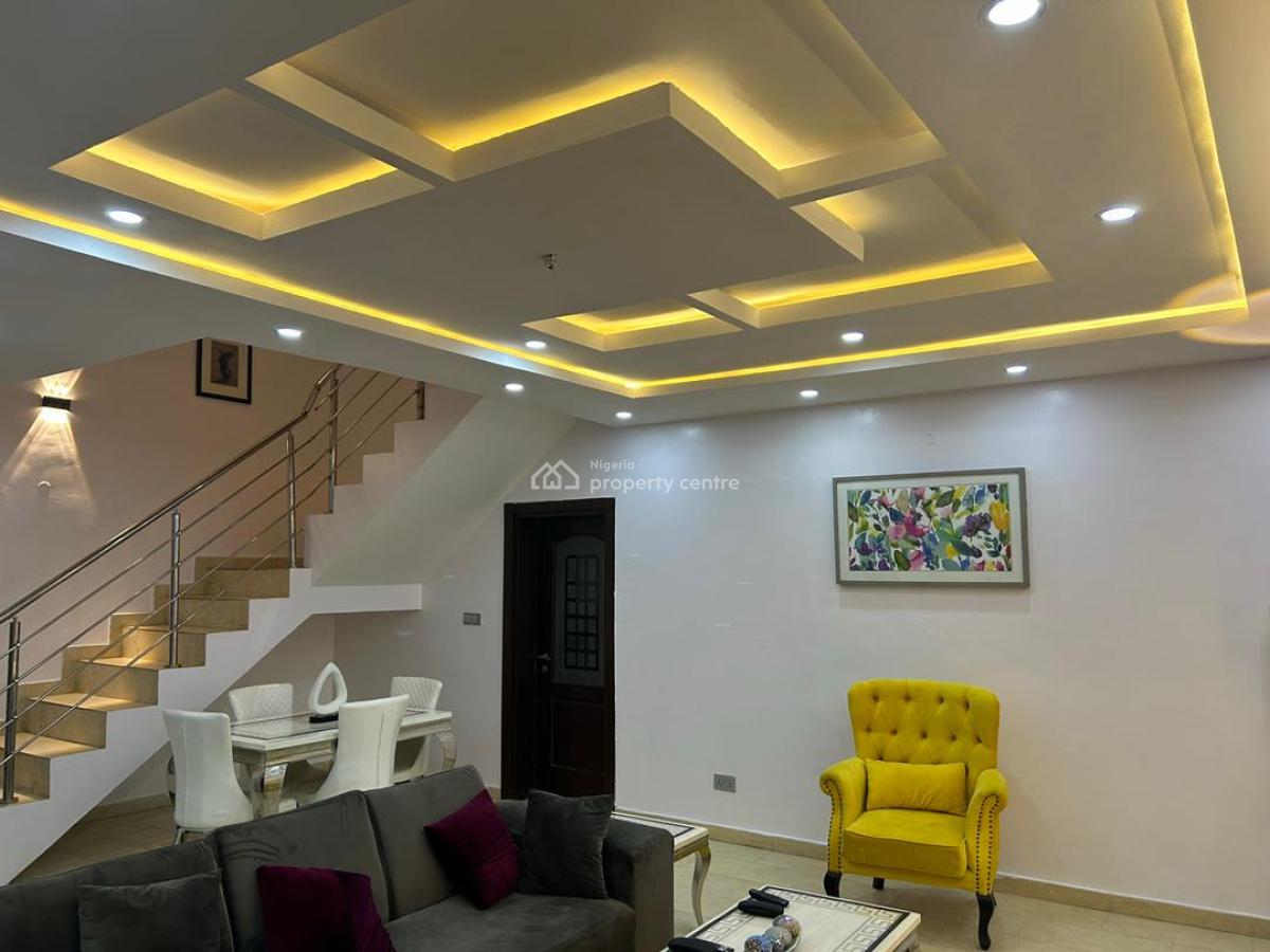 Fully Furnished Three Bedroom Semi Detached House, Abraham Adesanya Axis, Ajah, Lagos, Semi-detached Duplex for Sale