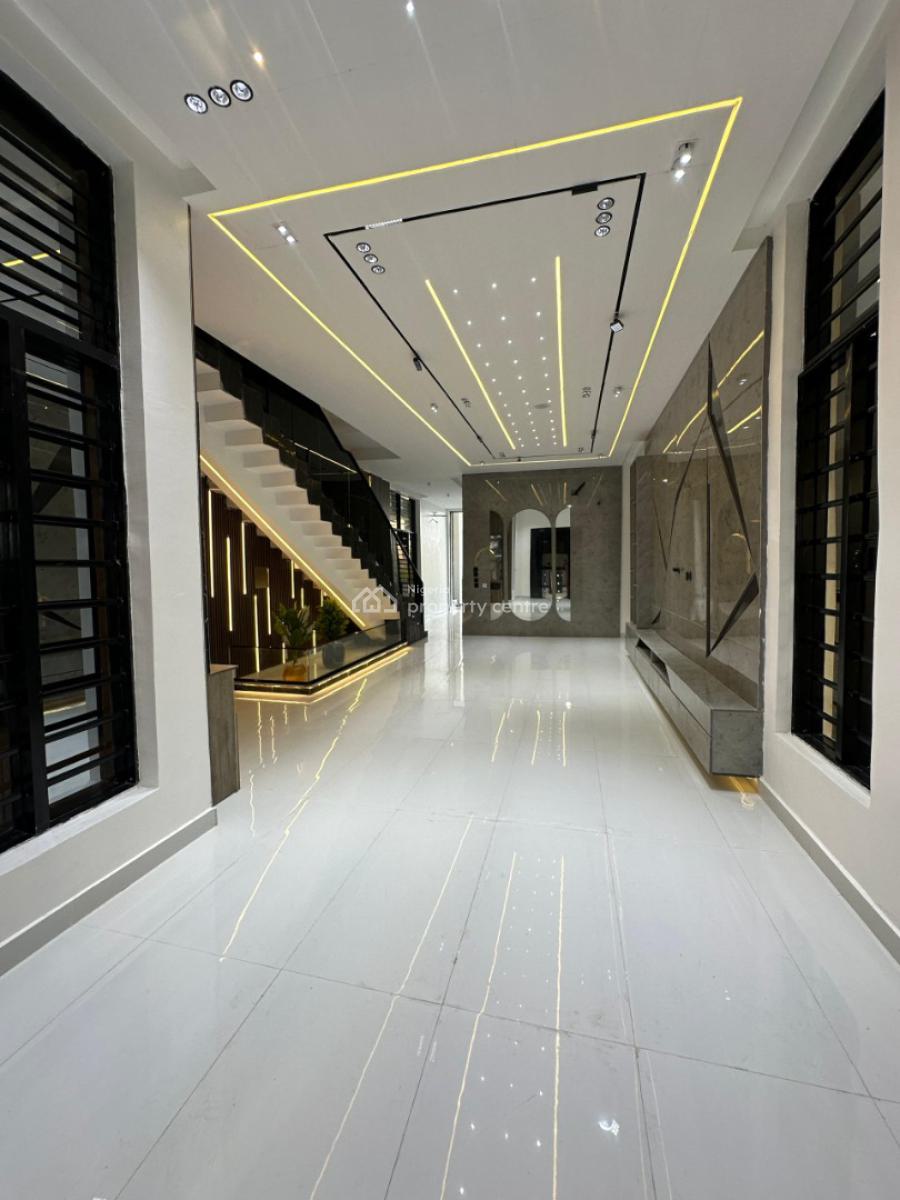 Luxury Spacious 5 Bedrooms Fully Detached Duplex with Bq and Pool, Chevron, Lekki Phase 2, Lekki, Lagos, Detached Duplex for Sale