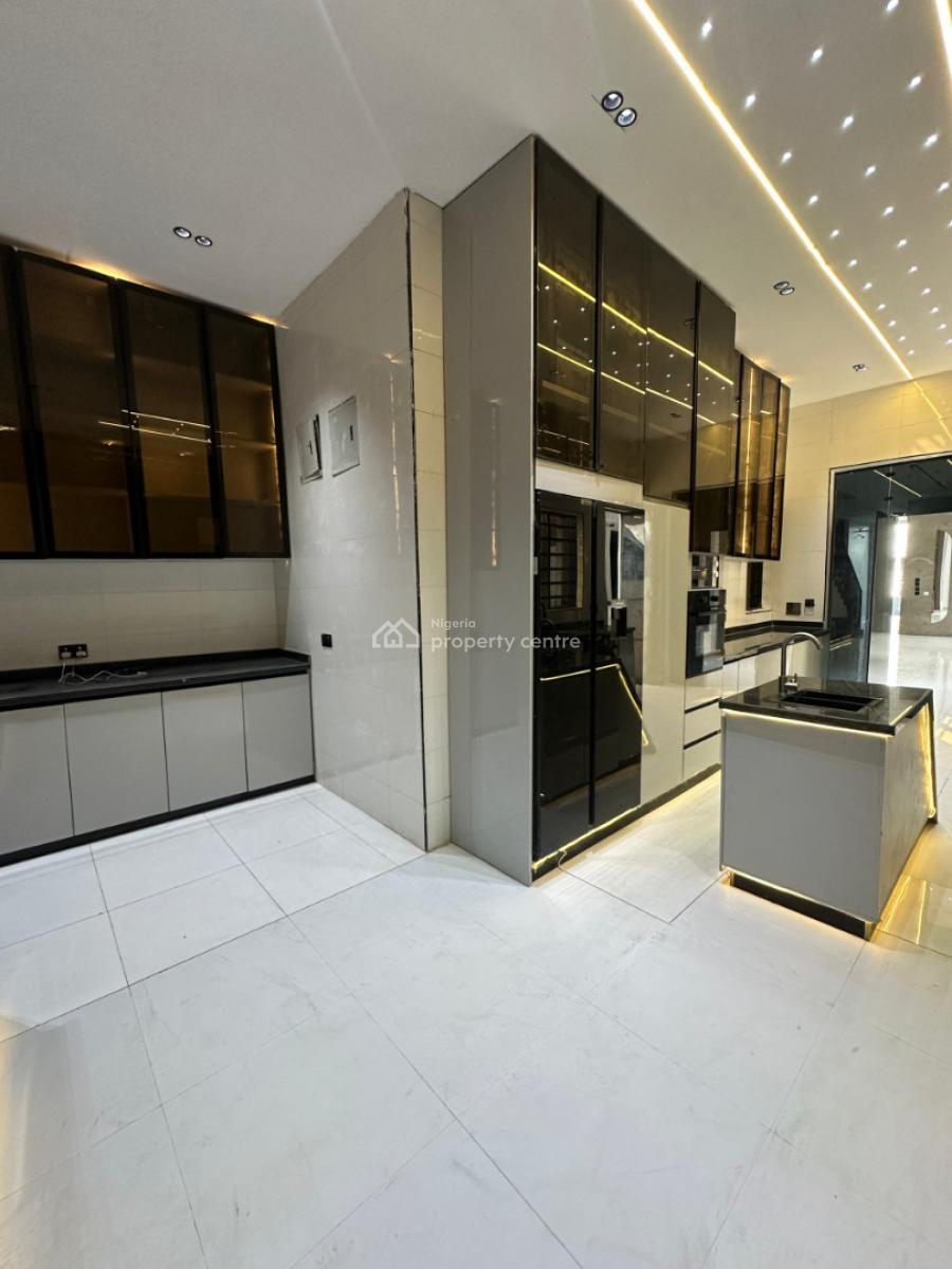 Luxury Spacious 5 Bedrooms Fully Detached Duplex with Bq and Pool, Chevron, Lekki Phase 2, Lekki, Lagos, Detached Duplex for Sale