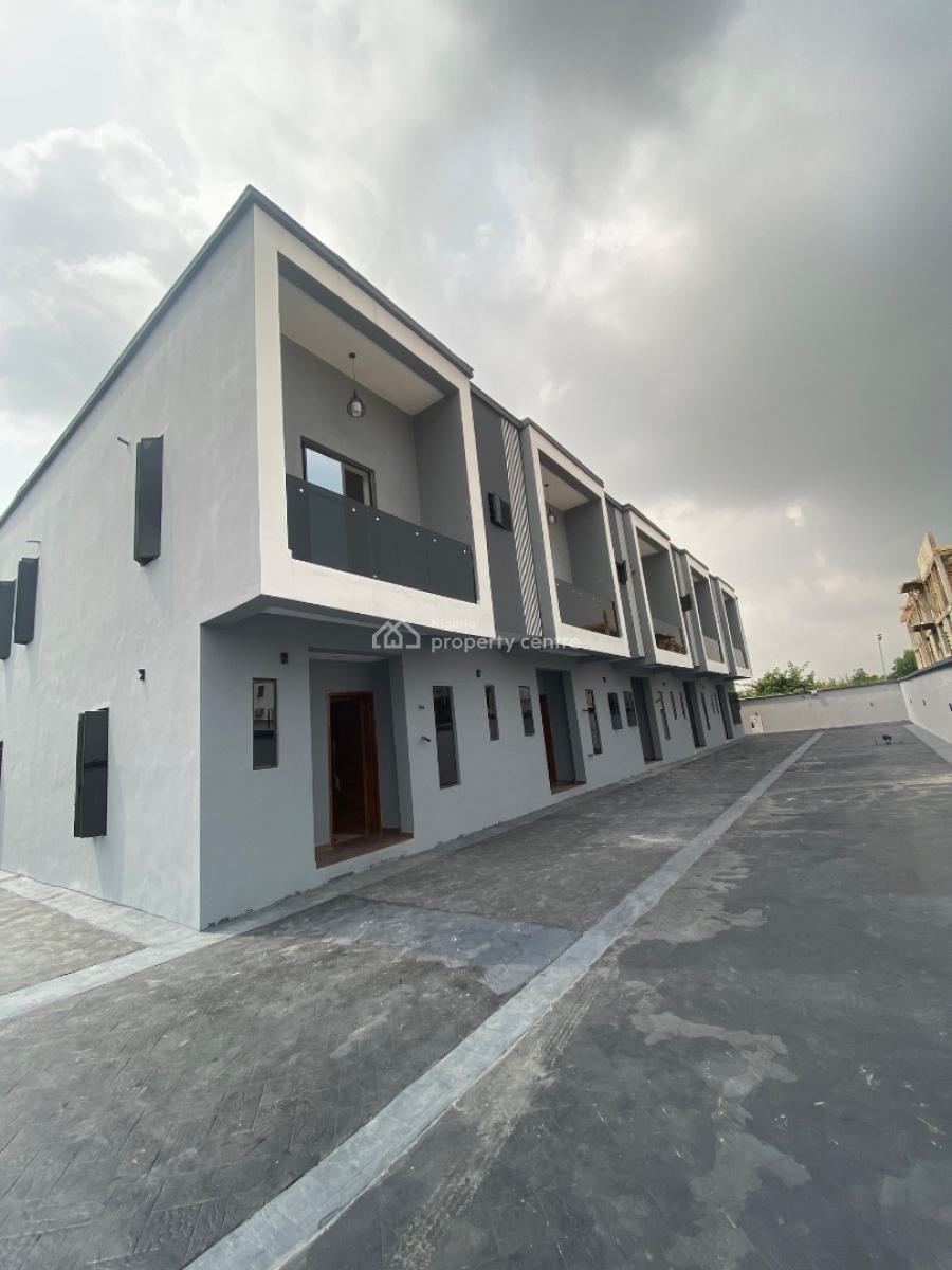 Luxury 4 Bedrooms Terraced Duplex with Bq, Abraham Adesanya, Ajah, Lagos, Terraced Duplex for Sale