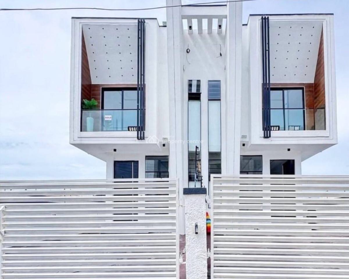 Newly Built 4bedroom Fully Detached Duplex with Bq Fitted Kitchen, Ikota, Lekki, Lagos, Semi-detached Duplex for Rent