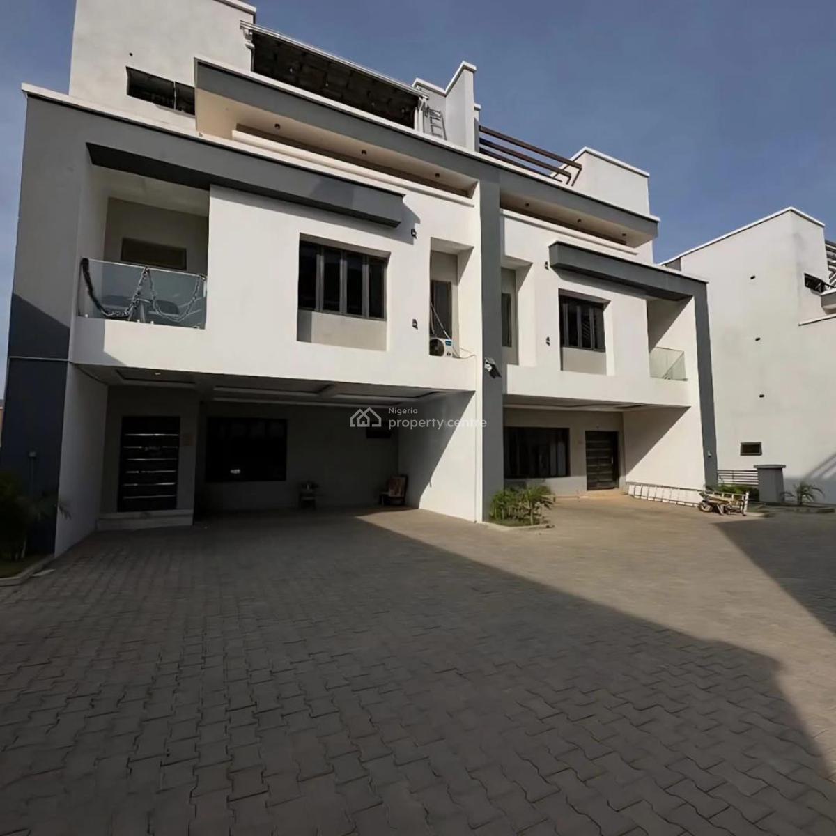 4 Bedroom Terrace Duplex with Bq, Wuye, Abuja, Terraced Duplex for Sale