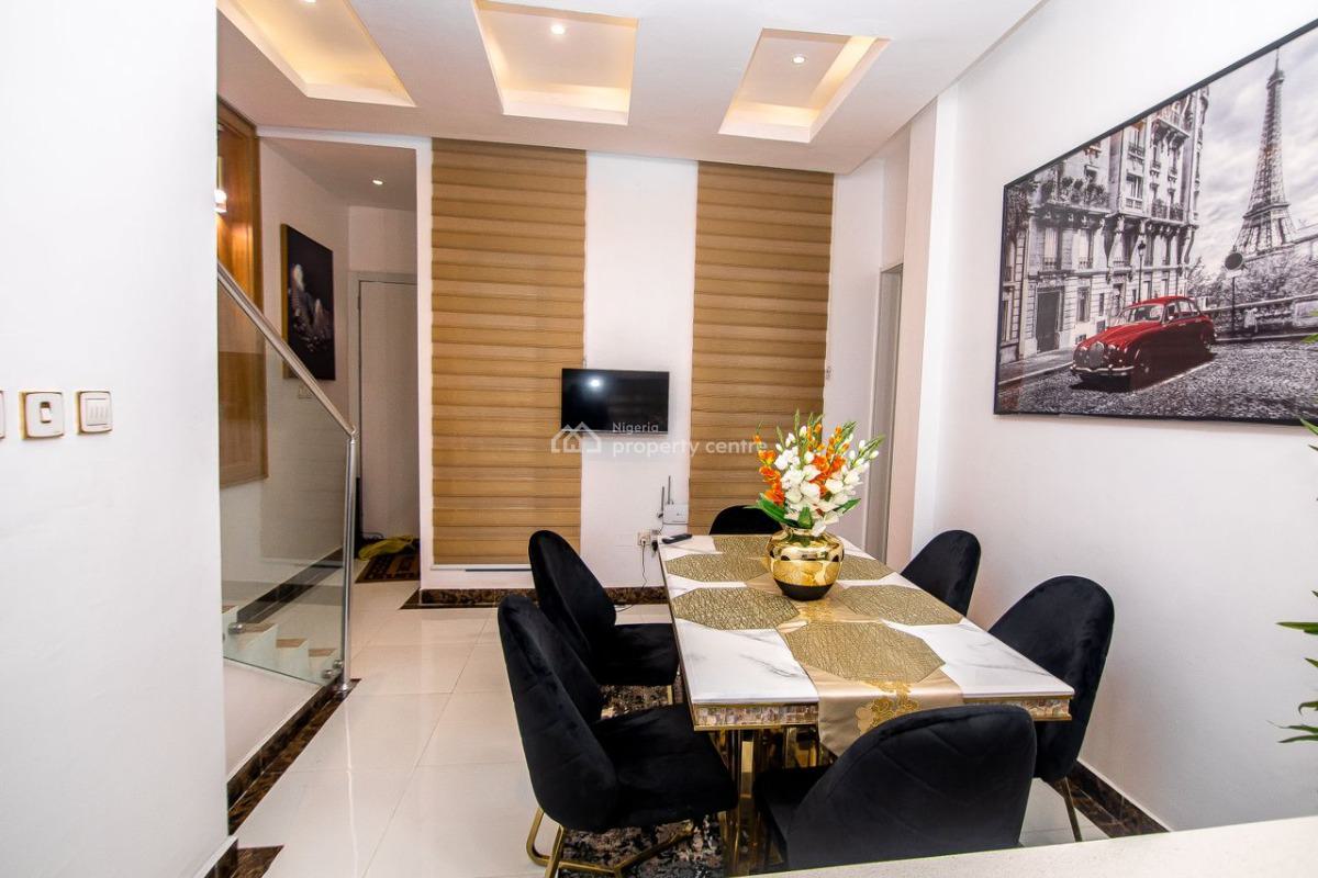 Exquisitely Furnished 4 Bedroom Terrace Duplex in a Serene Neighborhood, Lekki Phase 1, Lekki, Lagos, Terraced Duplex for Rent