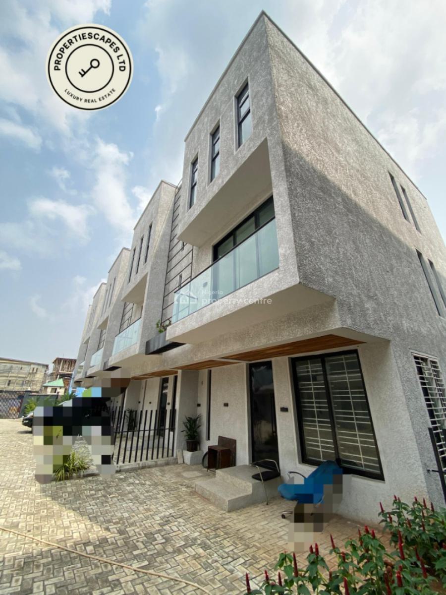 Impeccable Fully Serviced 4 Bedroom Terrace Duplex with Bq, Ikate, Lekki, Lagos, Terraced Duplex for Sale