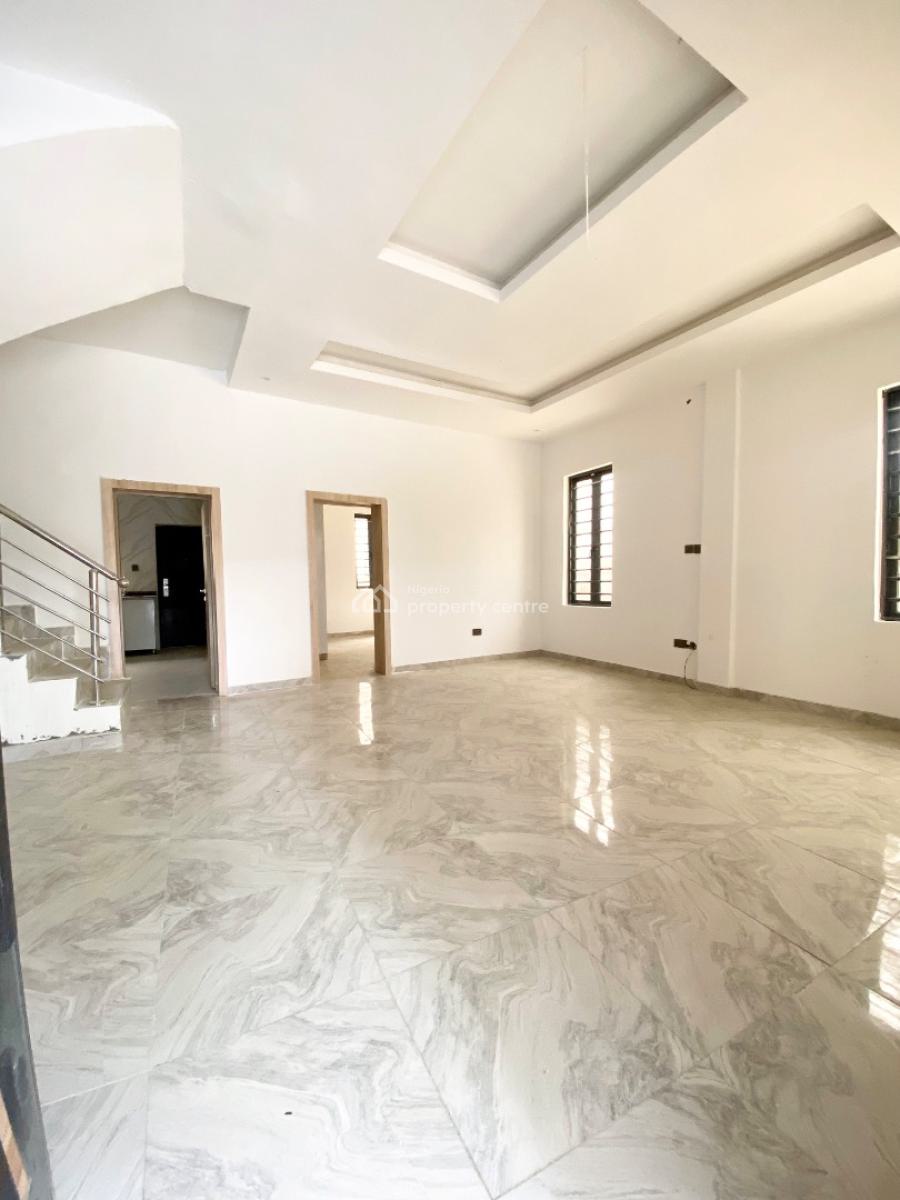 Brand New Luxury 4 Bedroom Duplex with 24 Hours Light, Secured Estate, 23 Western Garden Estate Close to Abraham Adesanya, Ajah, Lagos, Terraced Duplex for Rent