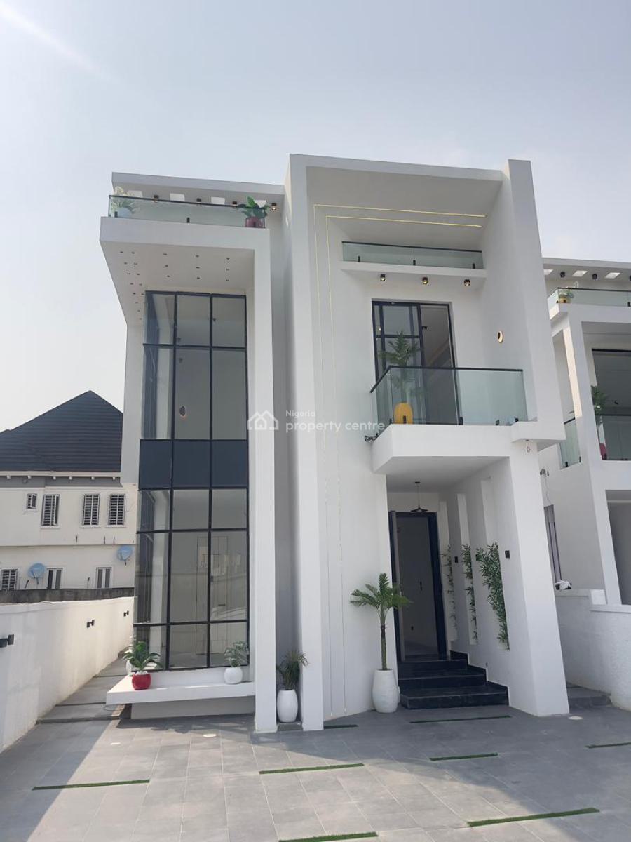 5 Bedroom Detached Duplex with Swimming Pool and Boys Quarters, Chevron, Lekki, Lagos, Detached Duplex for Sale