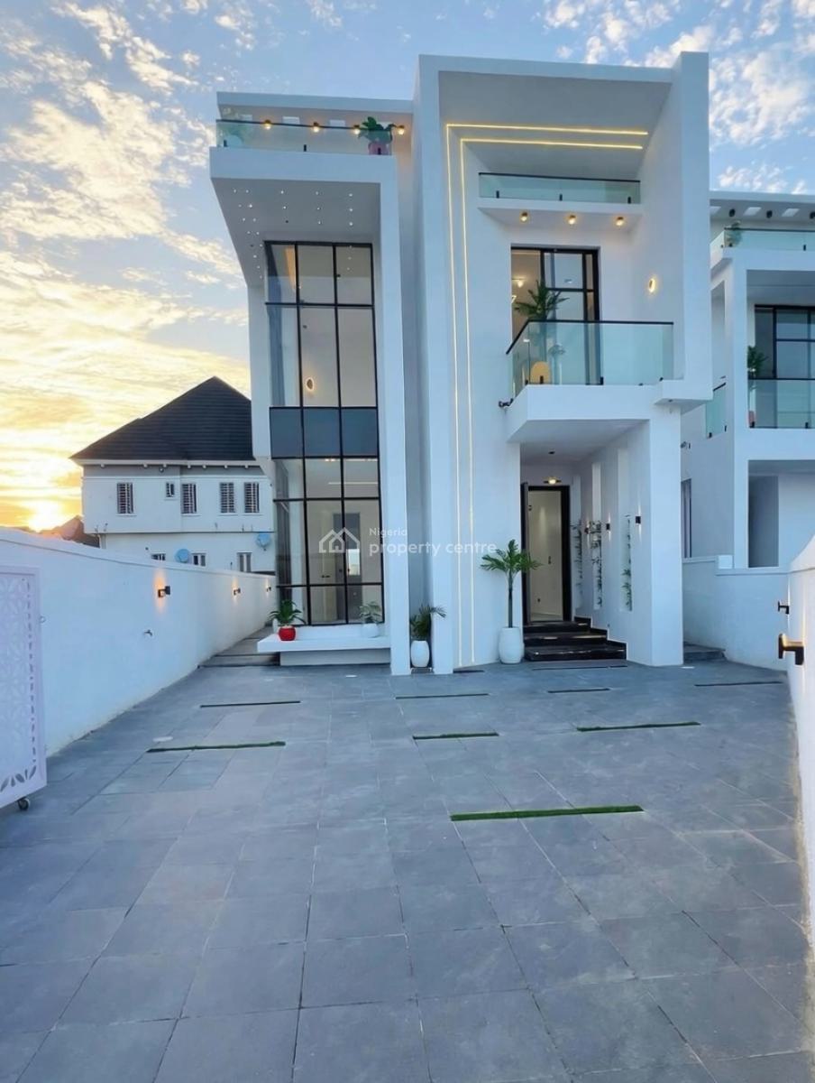 Contemporary 5 Bedroom Fully Detached Duplex, Chevron, Lekki, Lagos, Detached Duplex for Sale