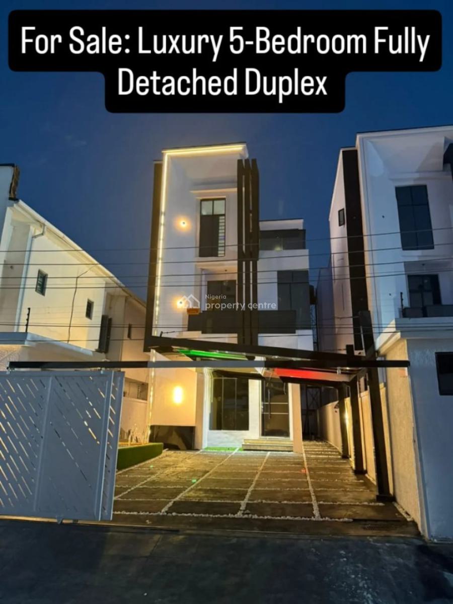 Luxury 5-bedroom Fully Detached Duplex, Orchid Road, Lekki Phase 2, Lekki, Lagos, Detached Duplex for Sale