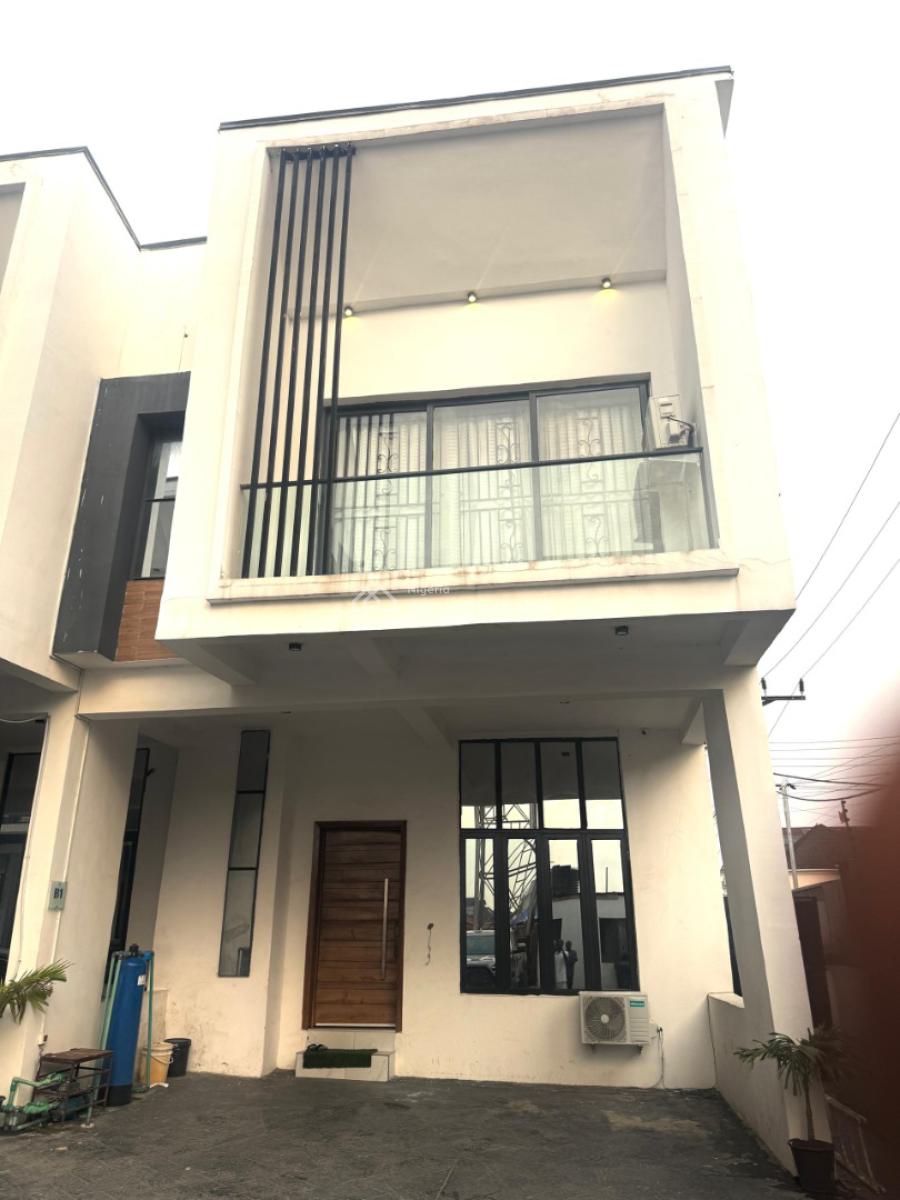 Furnished 4 Bedroom Duplex with Bq, Off Spg Road, Ologolo, Lekki, Lagos, Terraced Duplex for Rent