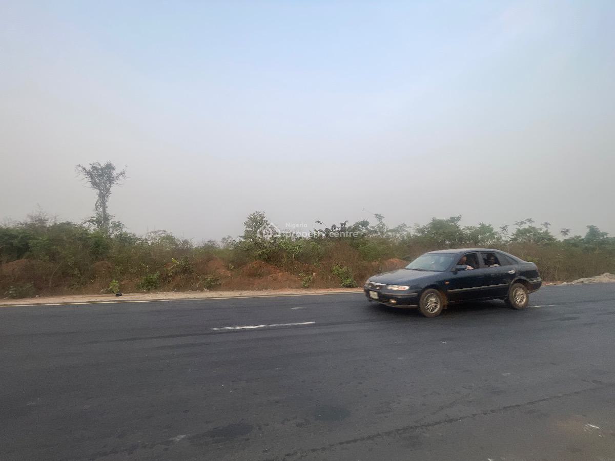 Investment Opportunity Main Road Land, Imeko-aiyetoro Expressway,onisasa Town Opposite Alamala Barack, Rounda, Abeokuta North, Ogun, Commercial Land for Sale