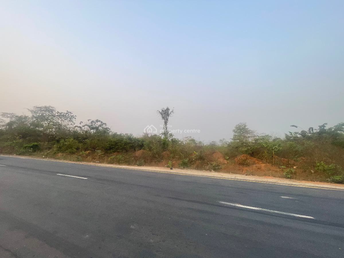 Investment Opportunity Main Road Land, Imeko-aiyetoro Expressway,onisasa Town Opposite Alamala Barack, Rounda, Abeokuta North, Ogun, Commercial Land for Sale