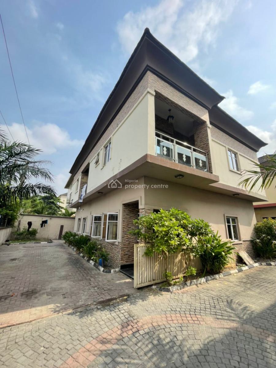 Well Maintained 4 Bedrooms Detached House with Bq, Off Chevron Drive, Lekki, Lagos, Detached Duplex for Rent