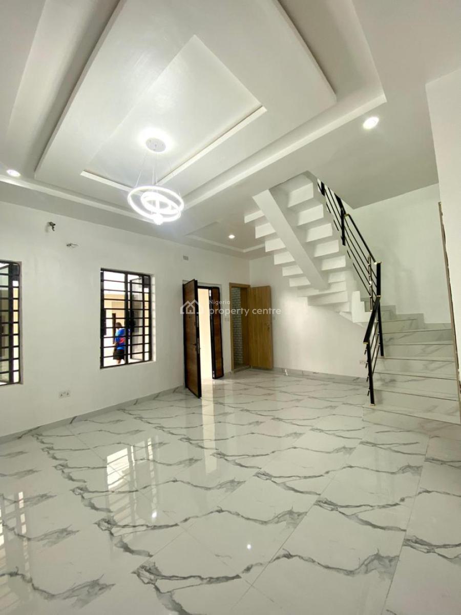 Luxury 3 Bedroom Terrace Duplex with Pool , Gym & 24hrs Light, Sangotedo, Ajah, Lagos, Terraced Duplex for Rent