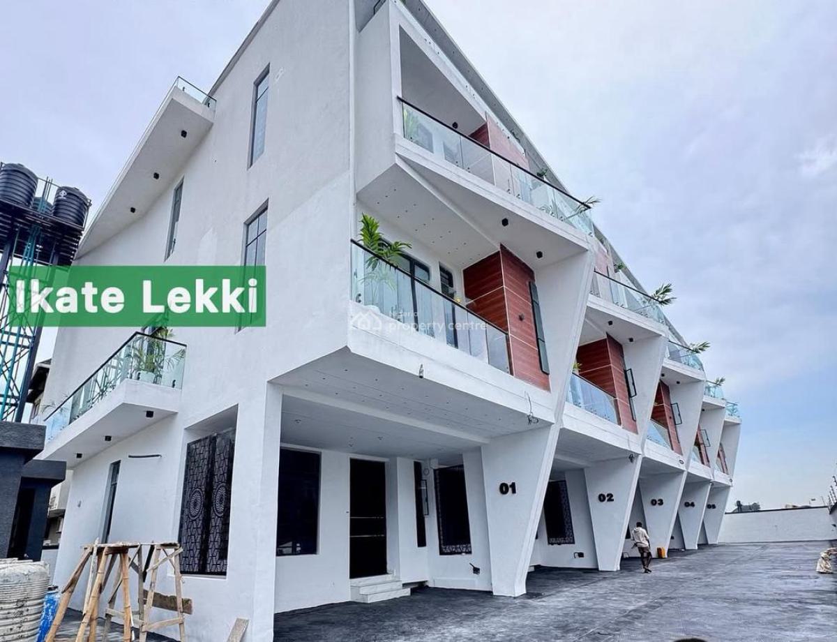 4 Bedroom Terrace Duplex with Bq, Lekki Phase 1, Lekki, Lagos, Terraced Duplex for Rent