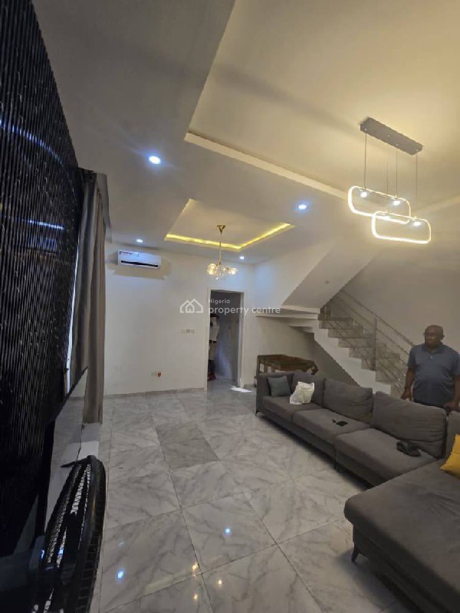 4 Bedroom Terrace with Bq, Agungi, Lekki, Lagos, Terraced Duplex for Rent