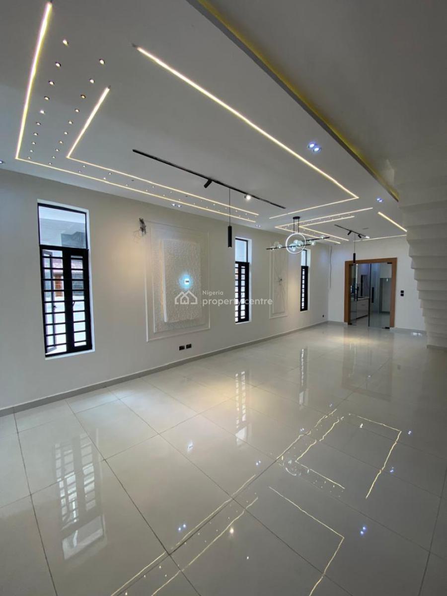 Newly Built 5 Bedroom Contemporary Design Duplex with 1 En-suite, Gated Estate in Orchid Road, Lekki Toll Gate, Lekki, Lagos, Detached Duplex for Rent