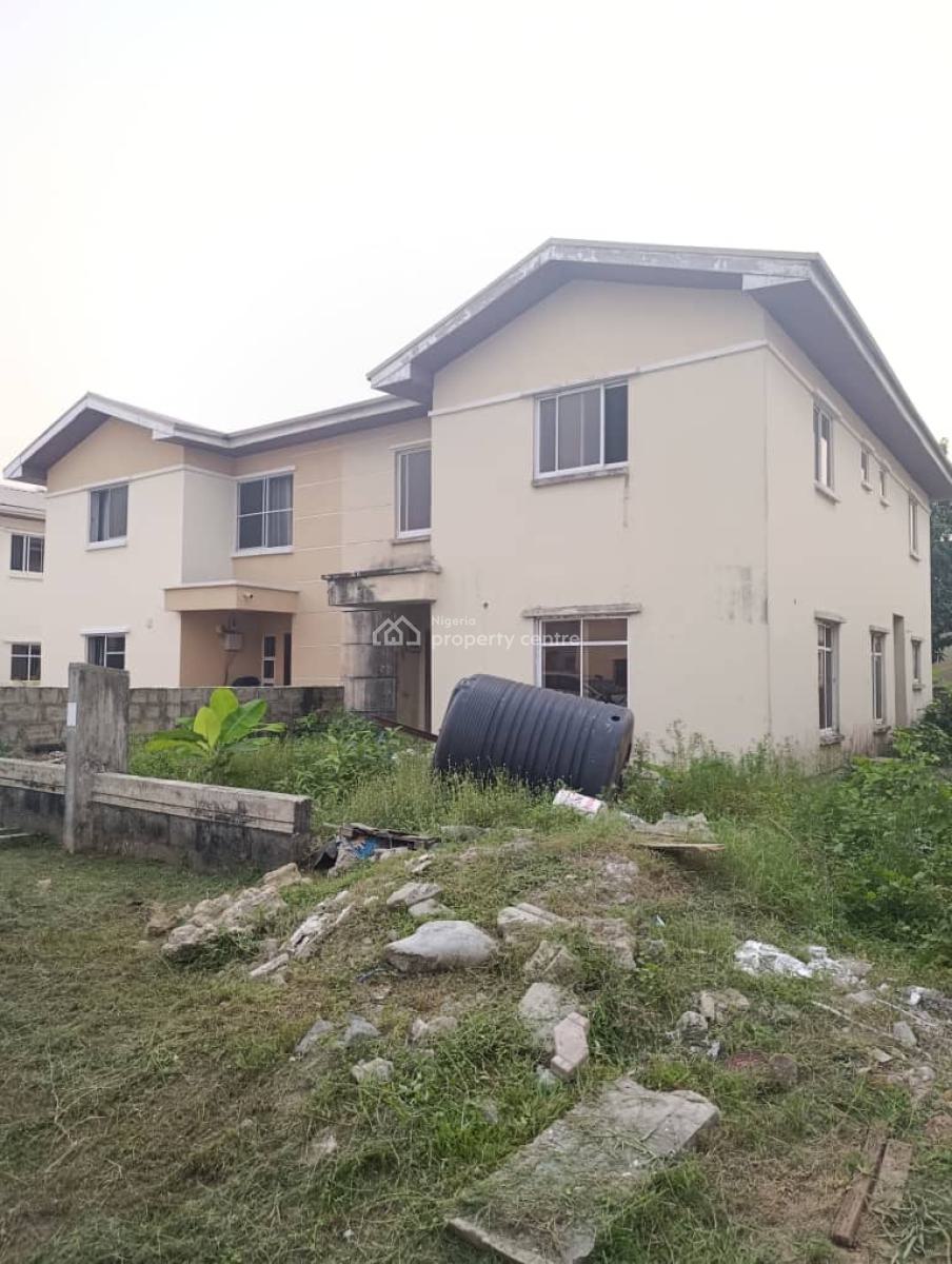 4 Bedroom Semidetached Duplex in a Well Secured &developed Estate (carcass), Chois Garden Estate, Abijo, Lekki, Lagos, Semi-detached Duplex for Sale