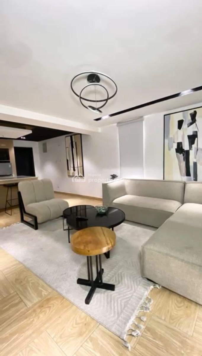 a Luxury Furnished One Bedroom with 24 Hours Electricity and Security, Yaba, Lagos, Mini Flat (room and Parlour) Short Let