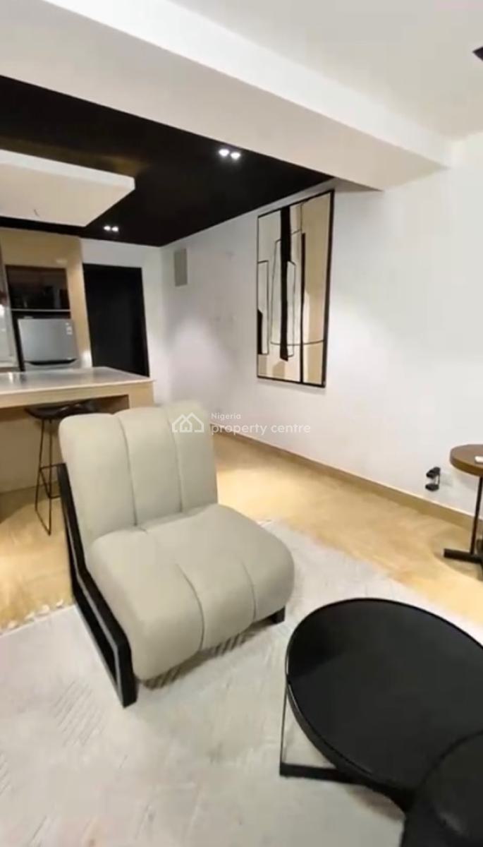 a Luxury Furnished One Bedroom with 24 Hours Electricity and Security, Yaba, Lagos, Mini Flat (room and Parlour) Short Let