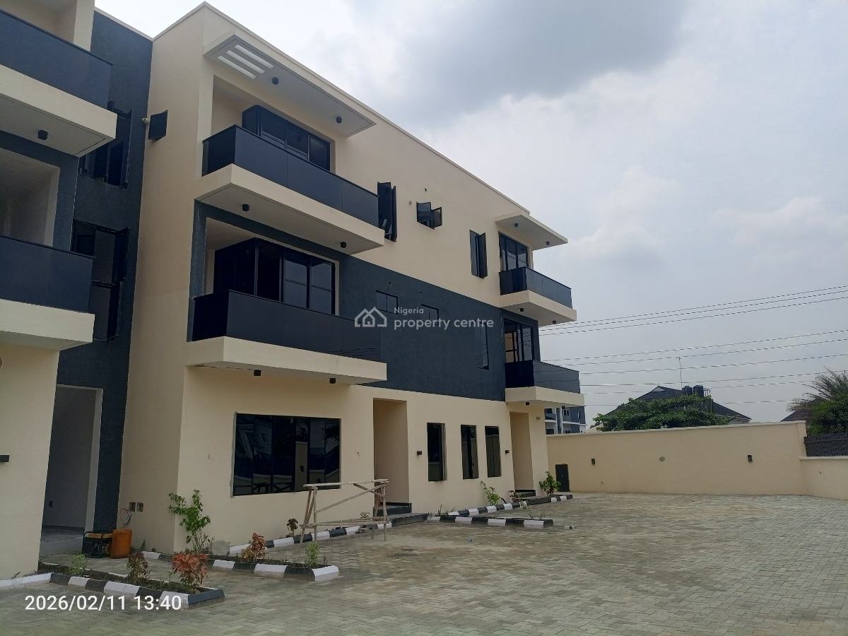3 Bedroom Luxurious Terraced Duplex with Bq, Lekki Scheme 2, Off Ogombo Road, Ajah, Lagos, Terraced Duplex for Sale