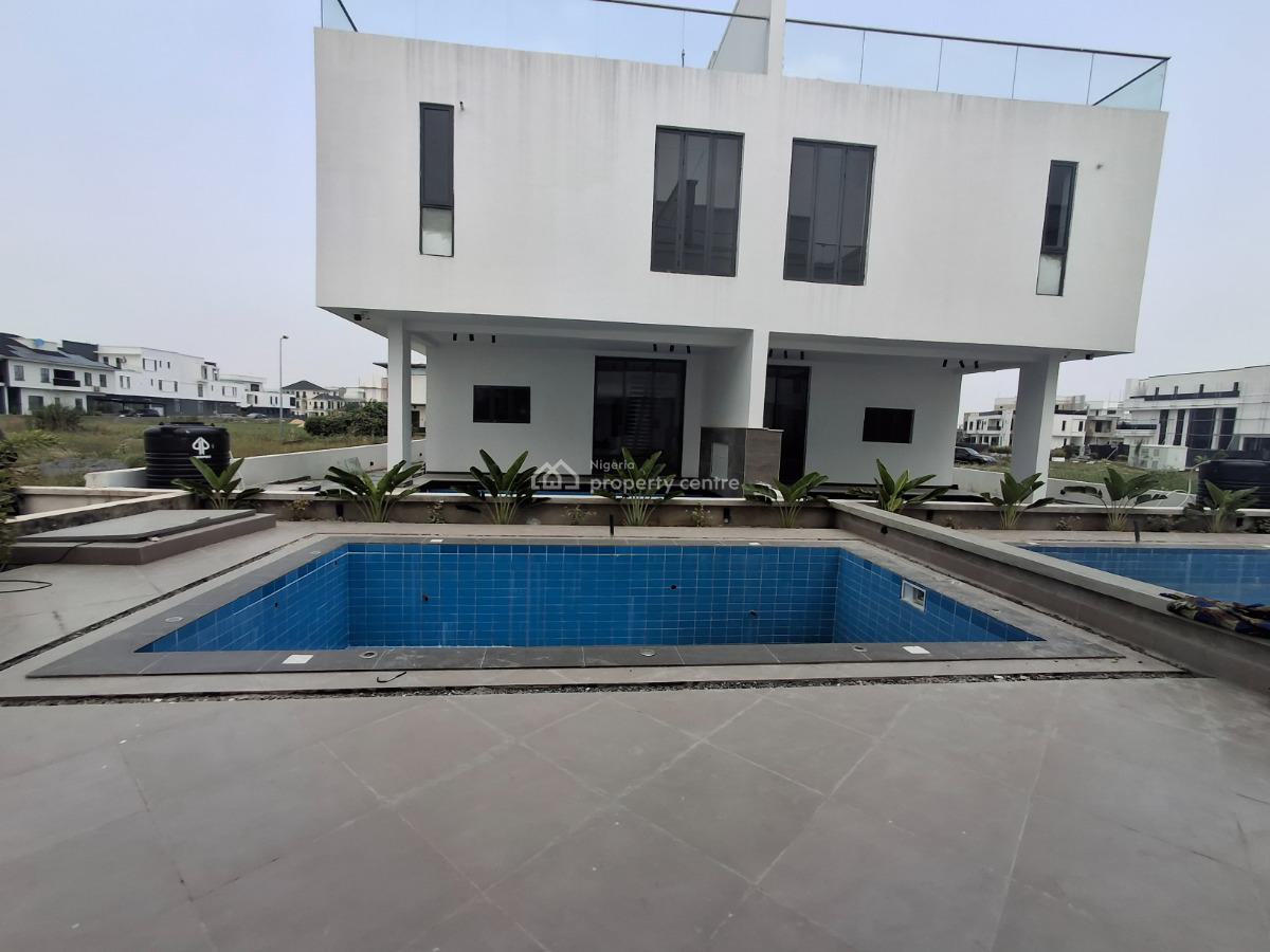 5 Bedroom Semi-detached House with 1 Bq, Cowrie Creek Estate, Ikate, Lekki, Lagos, House for Sale